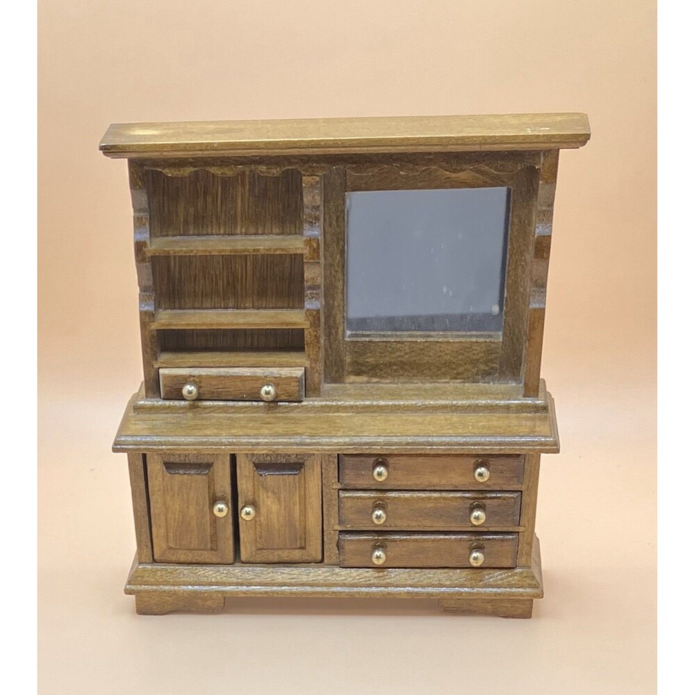 Dollhouse Miniature Furniture Mini Dresser Model Pocket Bedroom Furniture 1:12
